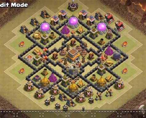 best th8 war base.